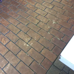 Floors definitely need a good cleaning.