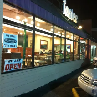 View from front of Tastee Donuts!