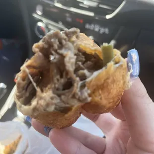 Italian beef egg roll