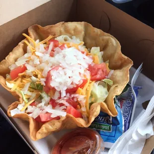 Yummy taco salad!