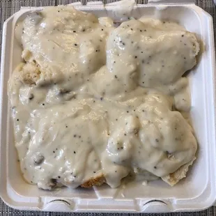 A "FULL" order of Biscuits and Gravy. It is a massive amount of food!