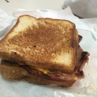 Grilled ham and cheese