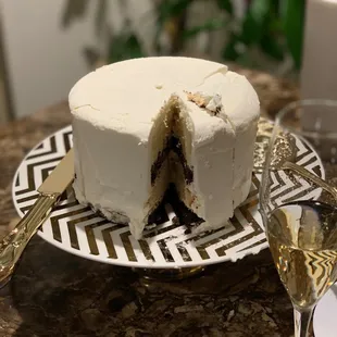 Our top tier cake 1 year later