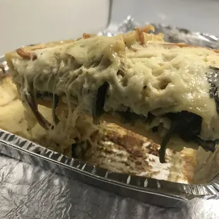 Chicken Spinach Alfredo Lasagna