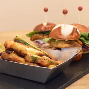 Turkey Sliders W/Zucchini Feies