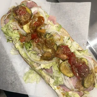 8in Ham Hoagie - We now offer 6in and 12in Hoagies