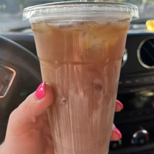 Blackberry and white chocolate cold brew