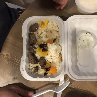 Grilled Lamb Souvlaki