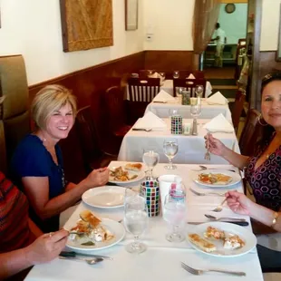 Making new friends and discovering new mouth-watering food.