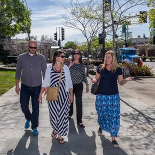 Strolling through downtown....