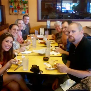 Mom, are you gonna share some of that yummy enchilada?