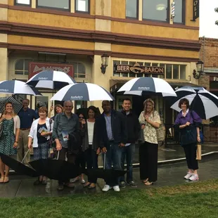 The extremely rare rainy day in Livermore. Fun still had by all!