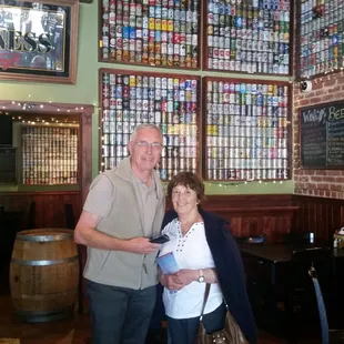 Do you know where the largest beer can collection on public display in the US is?