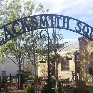 Cute courtyard to hang out in