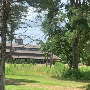 The wedding/event venue seen from the back patio