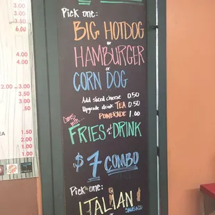 Menu! Delicious!