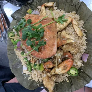 Lotus Leaf Fried Rice