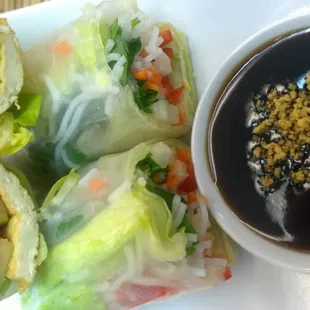Fresh Spring Rolls with Organic Tofu
