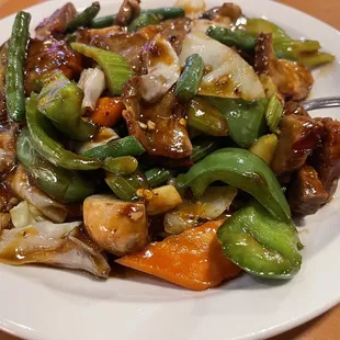 Pork stir fry