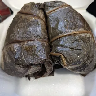 Lo Mai Gai (Lotus Wrapped Sticky Rice)