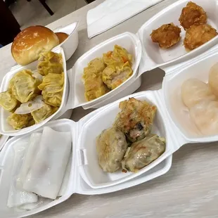 Some of these have double portions, but pretty much all of this for 20 bucks