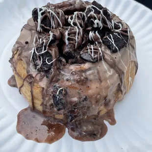 Chocolate Oreo Nutella Bun