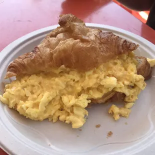 Egg and Cheese Croissant Sandwich