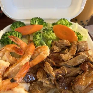 Chicken &amp; Shrimp Bowl - good for 2 people!