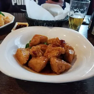 General Tso Tofu. Omg get this!