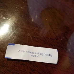 Yes, I&apos;m smiling after.