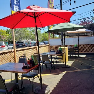 Outdoor seating available!