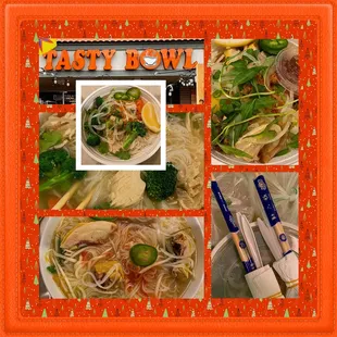 Montage of images from Tasty Bowl