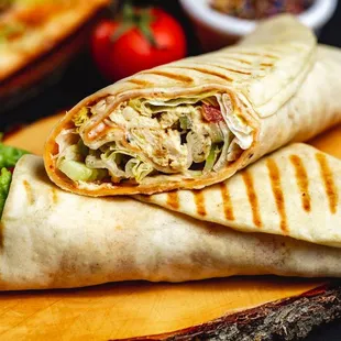 Chicken Wrap with Cheddar