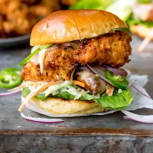 Honey Mustard Chicken Burger