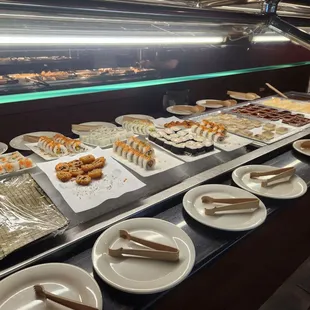 sushi and sashimi, interior