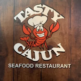 a sign for a seafood restaurant