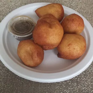 Pholourie with tasty tamarind sauce