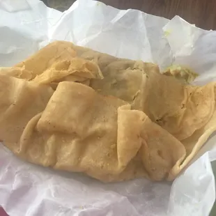 Huge chicken Roti