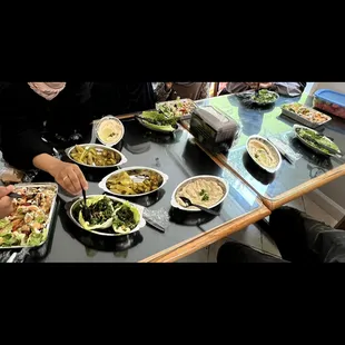 All the tasty foods