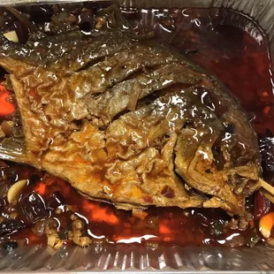 Fried Whole Fish  Could feed 2-4  Totally worth it.