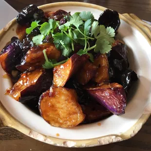 Stewed Spicy Eggplant