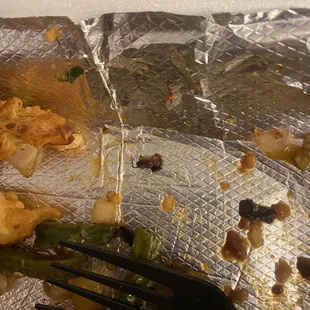 A COOKED ROACH DO NOT EAT HERE!!!!!