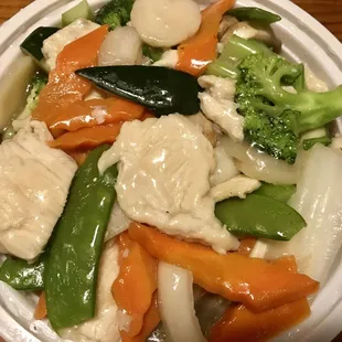 Chicken w/ Mixed Vegetables