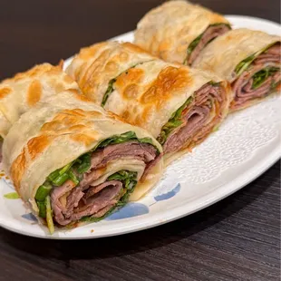 Beef Onion Pancakes