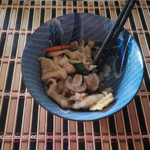 Mushroom chicken is so savory and yes delicious
