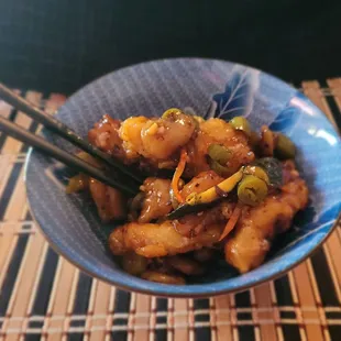 Crispy Garlic chicken delicious