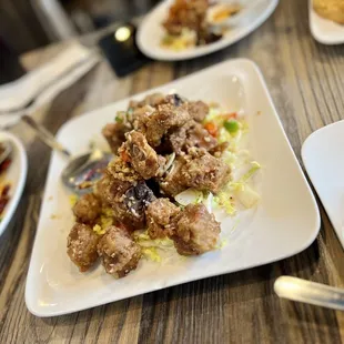 53. Golden Garlic Pork Spareribs