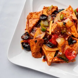 Deep Fried Tofu Szechuan Style