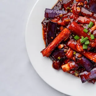 Eggplant W/ Hot Garlic Sauce