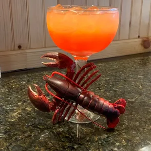 Tasty Crab Goblet in Strawberry-Mango!